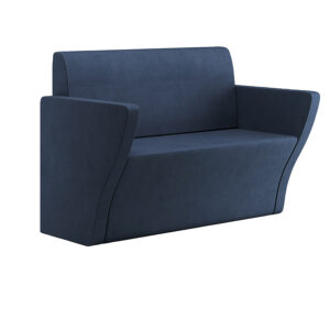 Realizzazione-poltrona-attesa-curve per-clienti-salone-parrucchieri