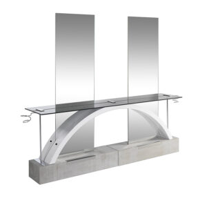 tavolo-lavoro-centrale-4-posti-design-comnn-piano-in-vetro-fume